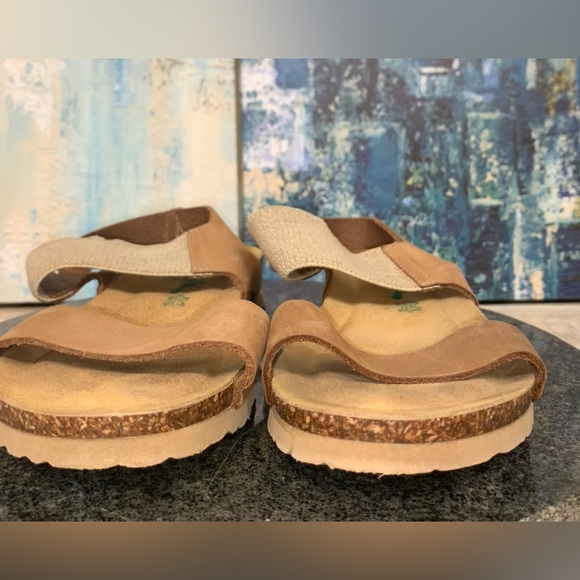 BIONatura brown leather sandals women’s shoes size 8 39 - Picture 11 of 13